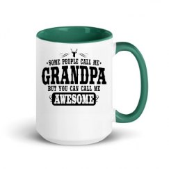 15oz Ceramic Mug with Color Inside