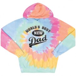 Unisex Tie-Dye Fleece Hoodie