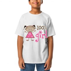 100% Girl Ethnic Stick Figure