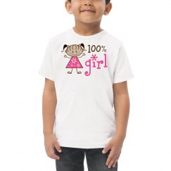 100% Girl Ethnic Stick Figure