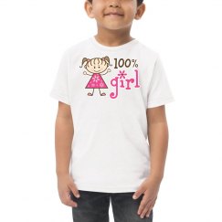 100% Girl Stick Figure