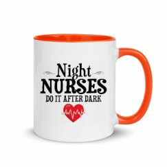 11oz Ceramic Mug with Color Inside