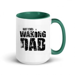 15oz Ceramic Mug with Color Inside