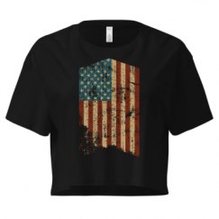 Ladies Festival Cali Crop Top Tee