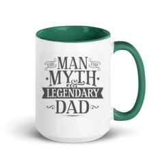 15oz Ceramic Mug with Color Inside