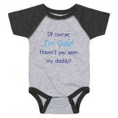 Cute Like Daddy Blue