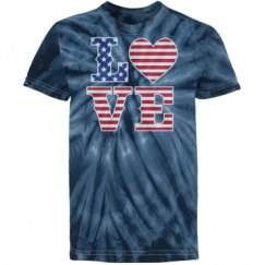 Youth Tie-Dye Cyclone Pinwheel Tee