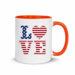 11oz Ceramic Mug with Color Inside