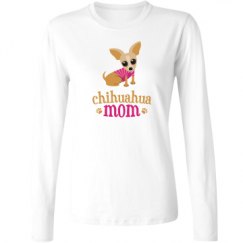 Ladies Relaxed Fit Basic Long Sleeve Tee