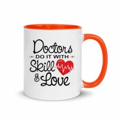 11oz Ceramic Mug with Color Inside