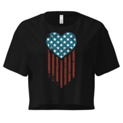 Ladies Festival Cali Crop Top Tee