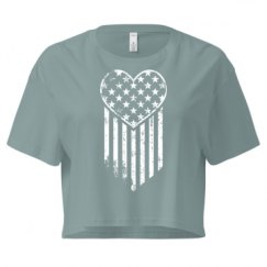 Ladies Festival Cali Crop Top Tee