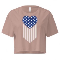 Ladies Festival Cali Crop Top Tee