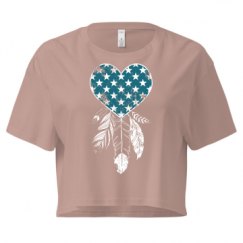 Ladies Festival Cali Crop Top Tee