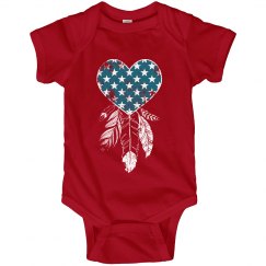 Patriotic Heart Dreamcatcher