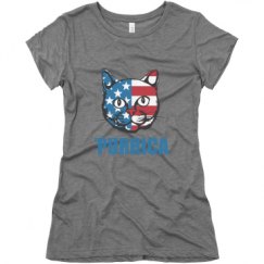 Ladies Slim Fit Super Soft Triblend Tee