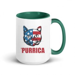 15oz Ceramic Mug with Color Inside