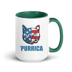 15oz Ceramic Mug with Color Inside