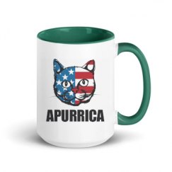 15oz Ceramic Mug with Color Inside