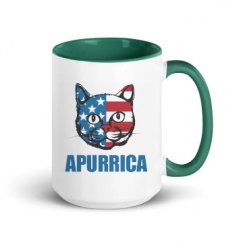 15oz Ceramic Mug with Color Inside