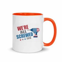 11oz Ceramic Mug with Color Inside