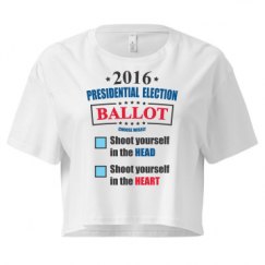 Ladies Festival Cali Crop Top Tee