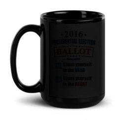 15oz Black Glossy Mug