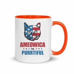 11oz Ceramic Mug with Color Inside