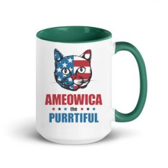 15oz Ceramic Mug with Color Inside