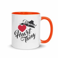 11oz Ceramic Mug with Color Inside