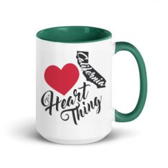 15oz Ceramic Mug with Color Inside