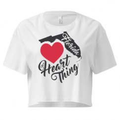 Ladies Festival Cali Crop Top Tee