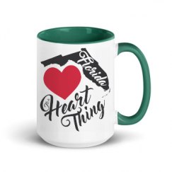 15oz Ceramic Mug with Color Inside