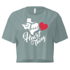 Ladies Festival Cali Crop Top Tee