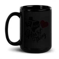 15oz Black Glossy Mug