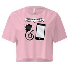 Ladies Festival Cali Crop Top Tee