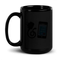 15oz Black Glossy Mug