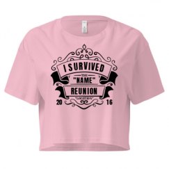 Ladies Festival Cali Crop Top Tee