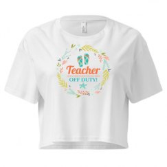Ladies Festival Cali Crop Top Tee