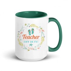 15oz Ceramic Mug with Color Inside