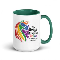 15oz Ceramic Mug with Color Inside