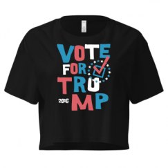 Ladies Festival Cali Crop Top Tee