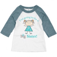 Toddler 3/4 Sleeve Raglan Tee