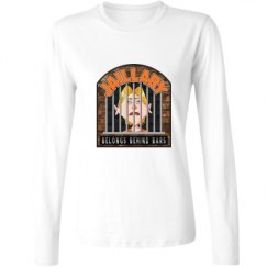 Ladies Relaxed Fit Basic Long Sleeve Tee