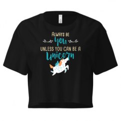 Ladies Festival Cali Crop Top Tee