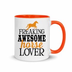 11oz Ceramic Mug with Color Inside