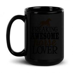 15oz Black Glossy Mug