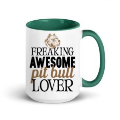 15oz Ceramic Mug with Color Inside