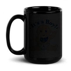 15oz Black Glossy Mug
