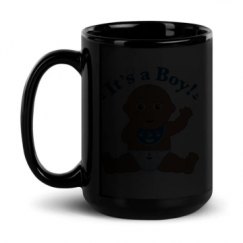 15oz Black Glossy Mug